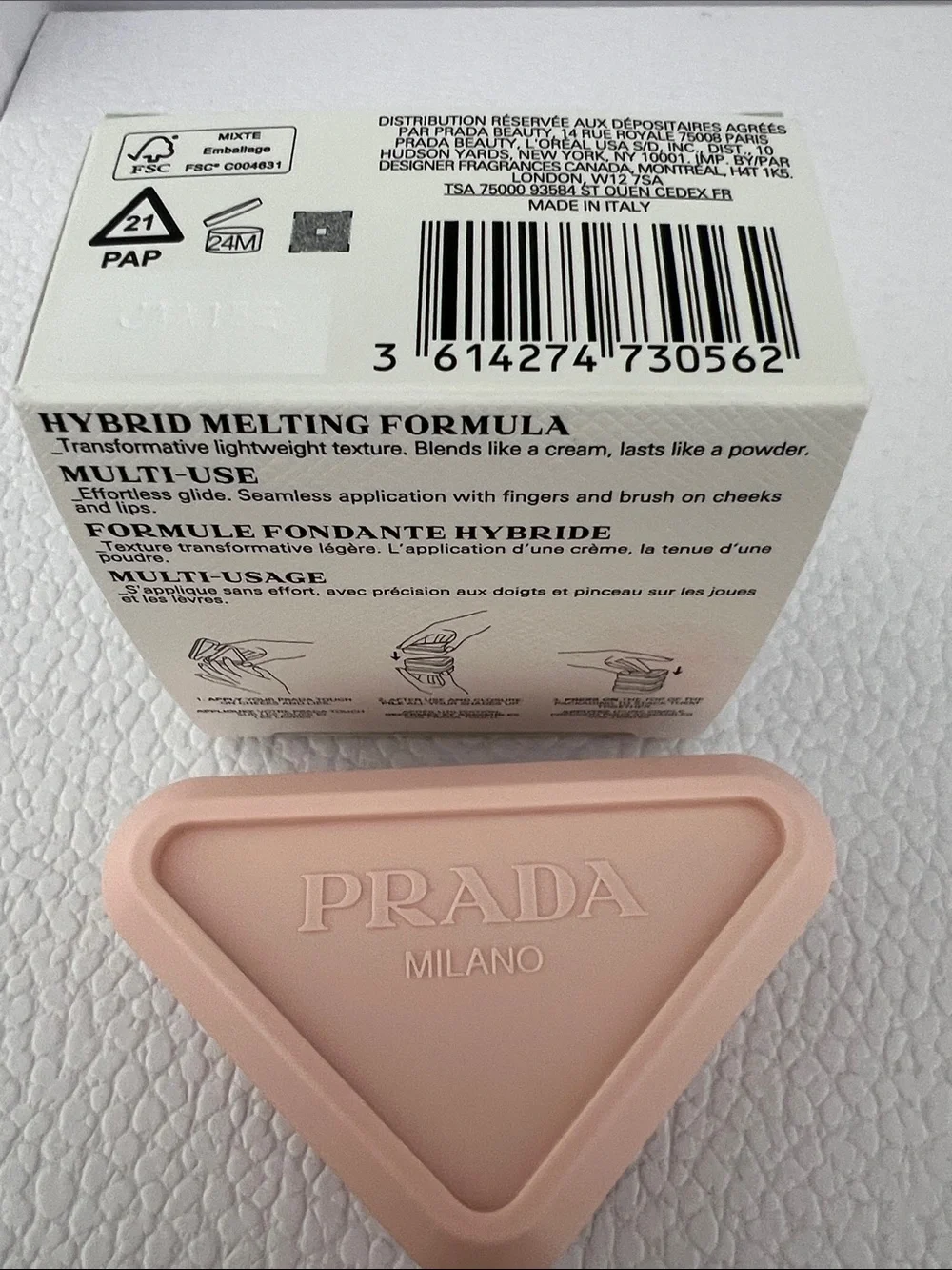 Prada Touch Cream-to-Powder Color in P75 Tulip